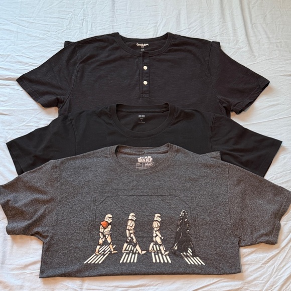 3 Shirt Bundle (Uniqlo, Mad Engine, Goodfellow & Co) - Picture 1 of 13